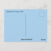 Jeckyll Island Georgia USAの葉のない木 ポストカード (裏面)