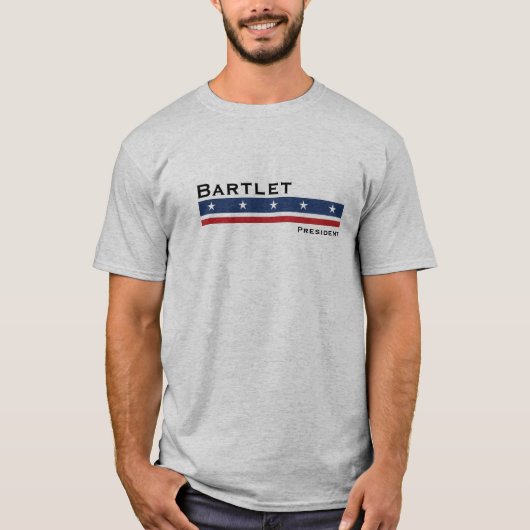 Jed Bartlet West Wing大統領のTシャツ Tシャツ (正面)