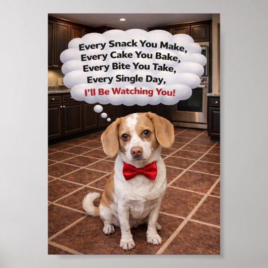 "Jed is Watching You" ポスター (正面)