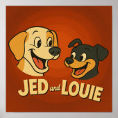 "Jed & Louie" ポスター (正面)