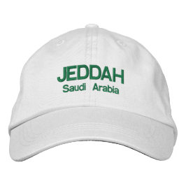 JEDDAH*サウジアラビアパーソナライズされたハット 刺繍入りキャップ