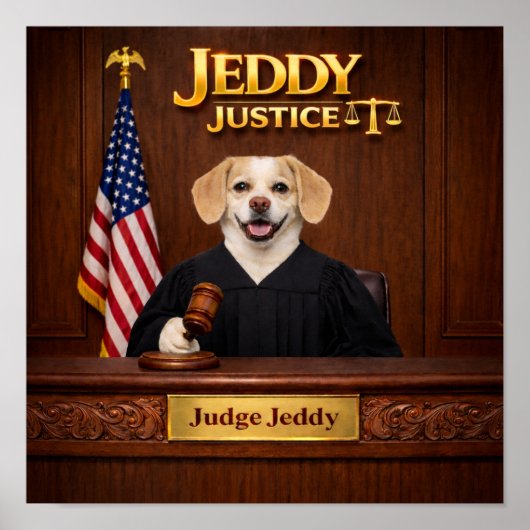 "Jeddy Justice" ポスター (正面)
