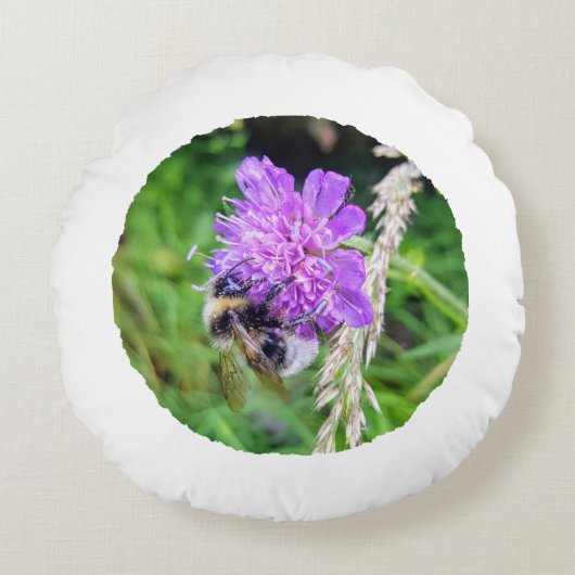 Jede Blüte zählt – Rundes Dekokissen ラウンドクッション (正面)