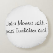 Jede Blüte zählt – Rundes Dekokissen ラウンドクッション (裏面)