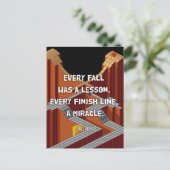 „Jeder Absturz war eine Lehre“, Marble Madness ポストカード (スタンド正面)