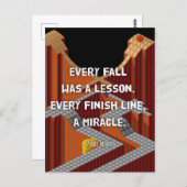 „Jeder Absturz war eine Lehre“, Marble Madness ポストカード (正面/裏面)