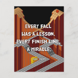 „Jeder Absturz war eine Lehre“, Marble Madness ポストカード