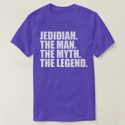 JedidiahJedidiah名前Jedidiah与え名 Tシャツ (デザイン正面)