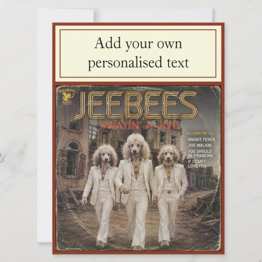 Jeebees アルバム: パロディ (正面)