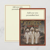 Jeebees アルバム: パロディ アドバイスカード (正面/裏面)