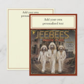 Jeebees アルバム: パロディ アドバイスカード (正面/裏面)