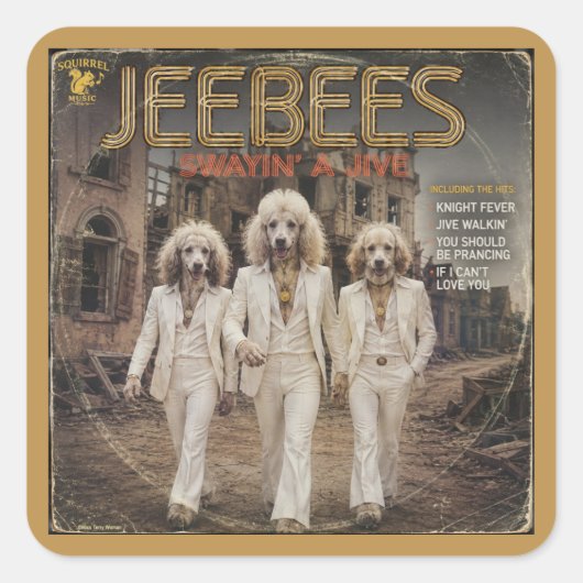 Jeebees アルバム: パロディ スクエアシール (正面)