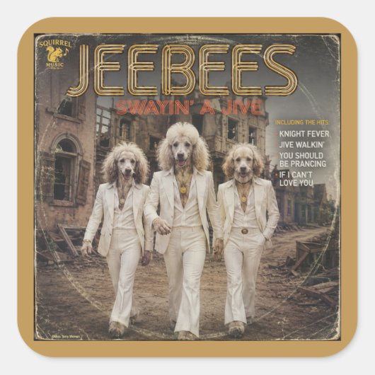 Jeebees アルバム: パロディ スクエアシール (正面)