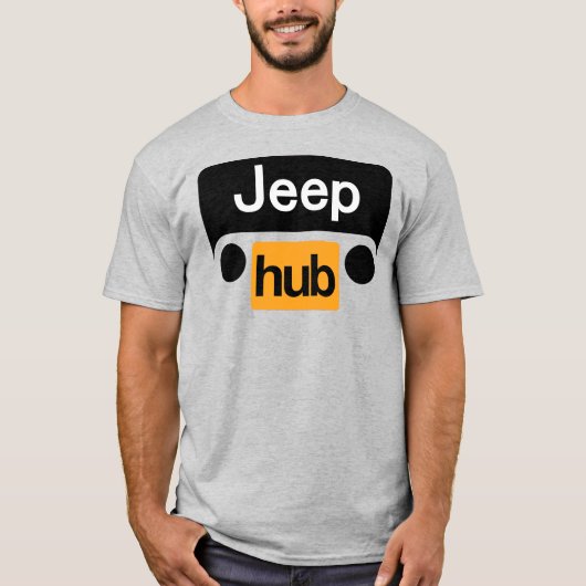 Jeep Hub T-Shirt Funny Wrangler Tシャツ (正面)