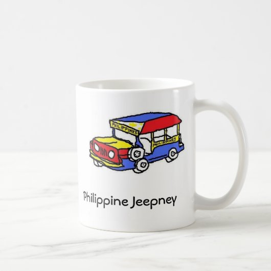 Jeepneyのフィリピンのマグ コーヒーマグカップ (右)