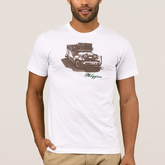 Jeepney、フィリピン Tシャツ (正面)