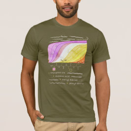 JEFFペプチド、AUCテーマ、カスタムテキスト、ダーク Tシャツ
