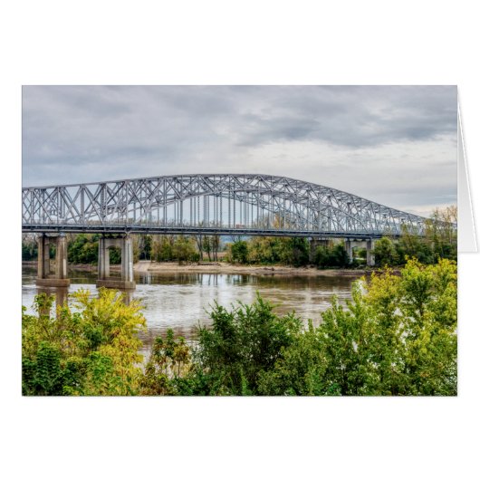 Jeff City Bridge Greeting Card (正面横)