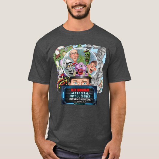 Jeff Dunham Birmingham AL 2025 girl Tシャツ (正面)