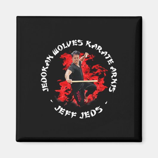 Jeff Jeds Karate Arnis Jedokan  マグネット (正面)