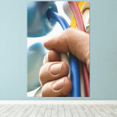 Jeff Koons彫刻「チューリップの花束」パリ キャンバスプリント (インサイチュ (ウッドフロア))