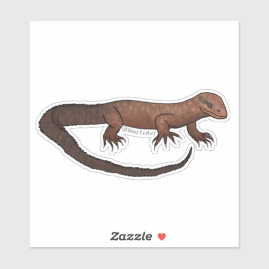 Jeff the Ackie vinyl sticker  シール (シート)