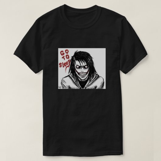 Jeff the killer Shirt Tシャツ (デザイン正面)