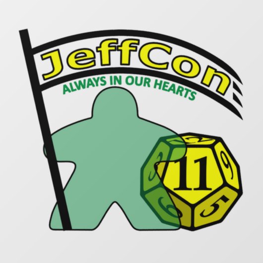 JeffCon11 デカール ウィンドウサイン (シート)