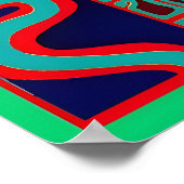 Jefferson airplane 1966 Concert Poster re-Print 1 ポスター (角)