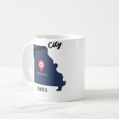 Jefferson City coffee mug  コーヒーマグカップ (正面左)
