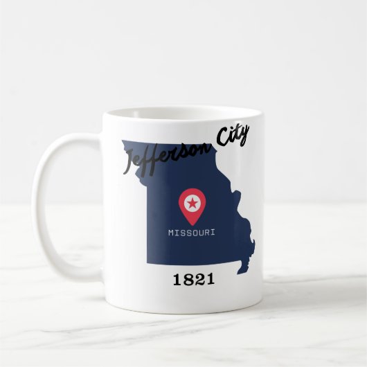 Jefferson City coffee mug  コーヒーマグカップ (左)