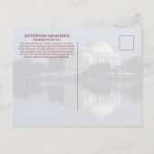 Jefferson Memorial Celebrate 250 years ポストカード (裏面)