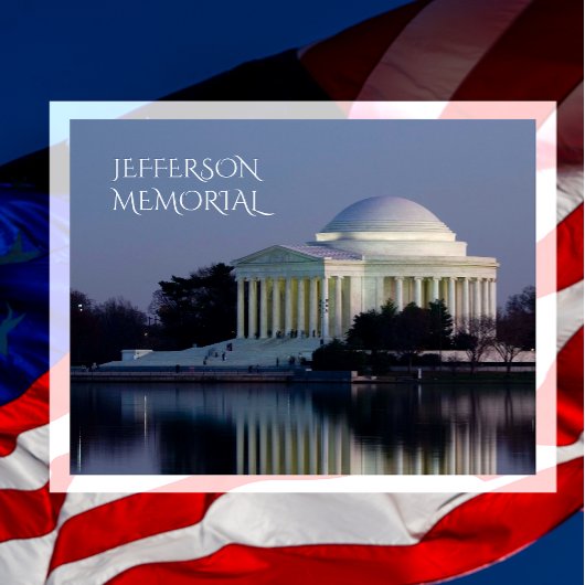 Jefferson Memorial Celebrate 250 years ポストカード
