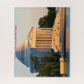 Jefferson Memorial Washington . クリスマスのご挨拶 ジグソーパズル (縦)