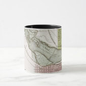 JEFFERSONVILLE、インディアナ: 地図 マグカップ (中央)