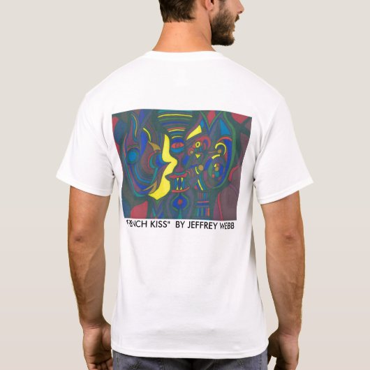 JEFFREY WEBBのTシャツによる"フランス人キス"の Tシャツ (裏面)