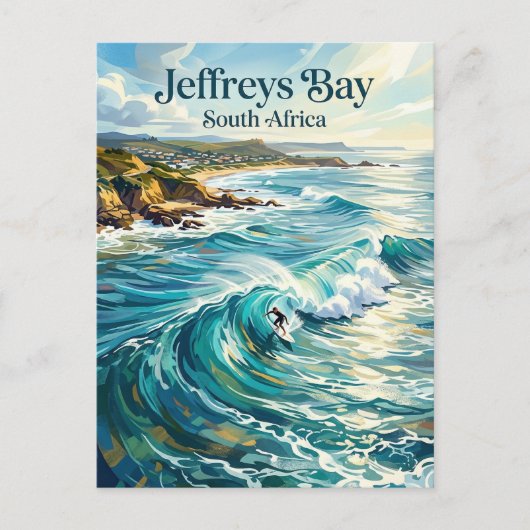 Jeffreys Bay South Africa ポストカード (正面)