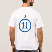 jeffsoccer 11 tシャツ (裏面)