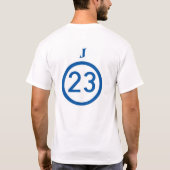 jeffsoccer 23 tシャツ (裏面)