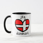 Jeg Elsker Danmark マグカップ (左)