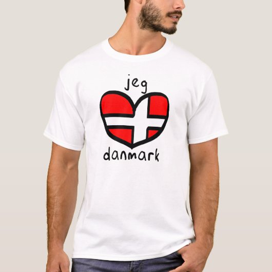Jeg Elsker Danmark Tシャツ (正面)