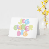 Jeg Elsker dig – デンマーク語であなたを愛している カード (黄色い花)