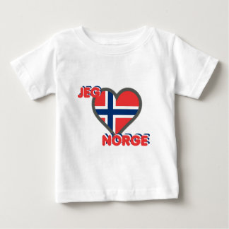 Jeg Elsker Norge (I愛ノルウェー) ベビーTシャツ