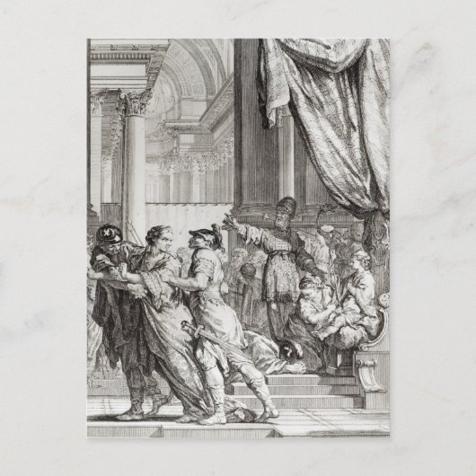 Jehoiada、エルサレムの宣言の高僧 ポストカード (正面)