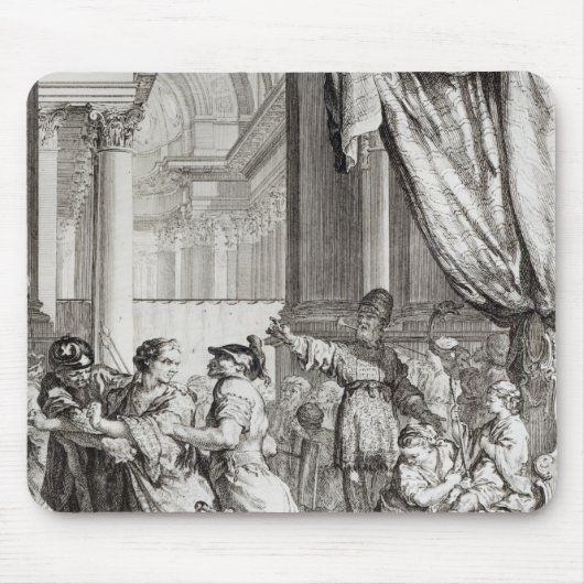 Jehoiada、エルサレムの宣言の高僧 マウスパッド (正面)