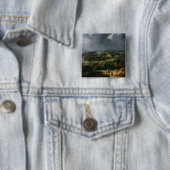 Jehoshaphatの谷からのエルサレムの眺め 缶バッジ (インサイチュ)