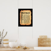 Jehovah M'Kaddesh, Lord Sanctifier：神の名前 ポスター (キッチン)