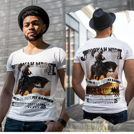 Jehovah Nisi：神は私の旗である – クリスチャンモダンス Tシャツ