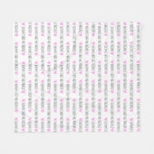 Jehovah’s Sheep are Precious フリースブランケット (正面(横))