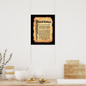 Jehovah Tsidkenu、主の義：神の名 ポスター (キッチン)